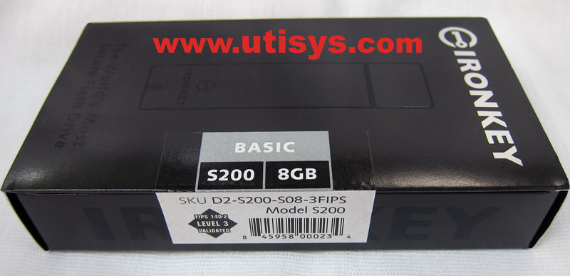 8GB IronKey Basic S200 D2-S200-S08-3FIPS