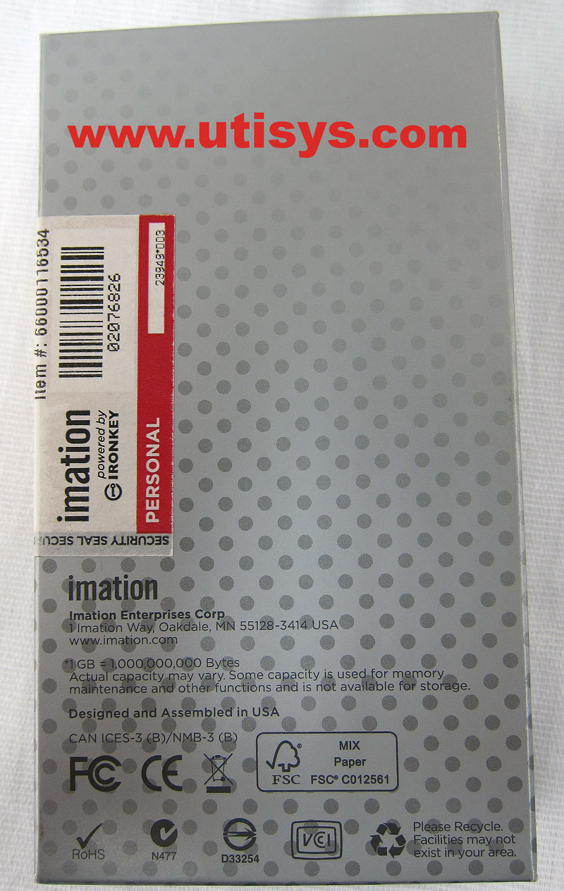 32GB IronKey (Imation) Personal S250 SKU D2-S250-S32-2FIPS